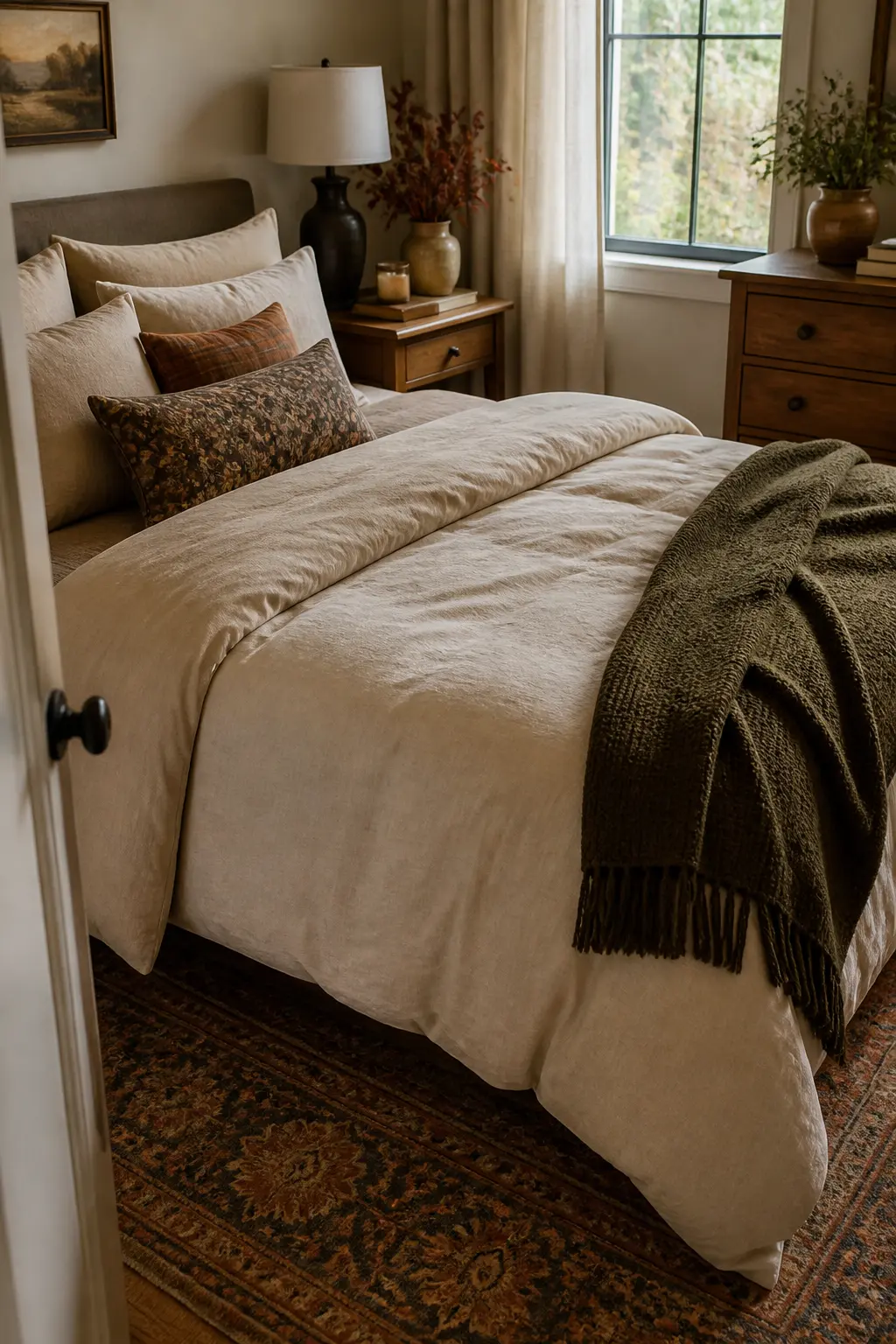 Flannel Duvet Swapped In for the Season