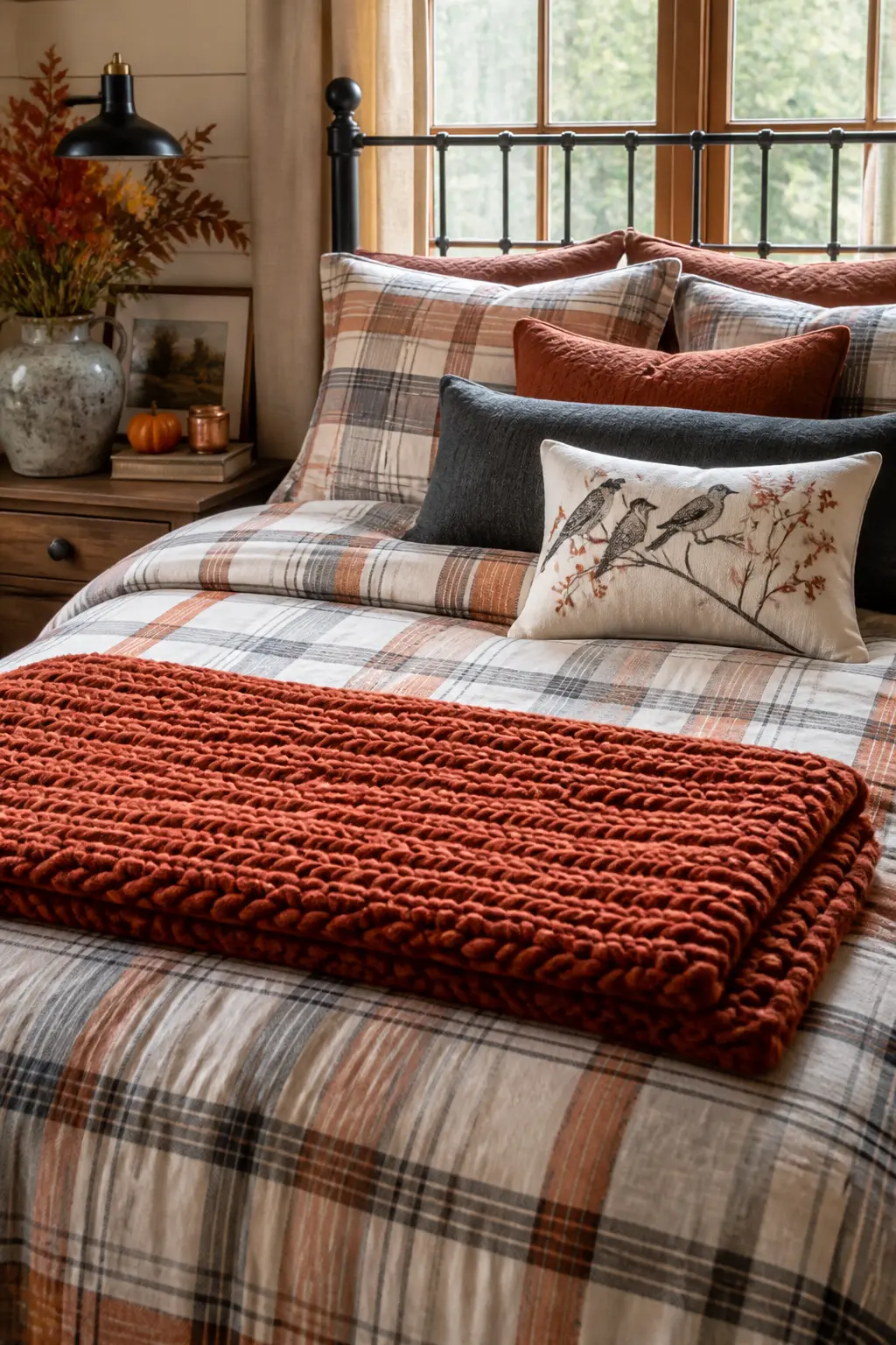 Knit Throw Folded at the Foot of the Bed printable game sheet