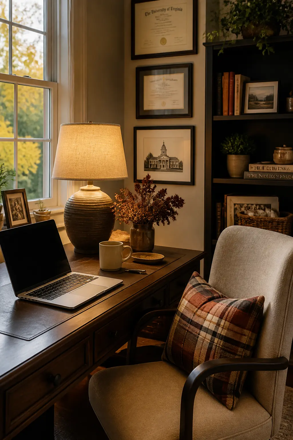 Warm-Toned Desk Lamp Shade