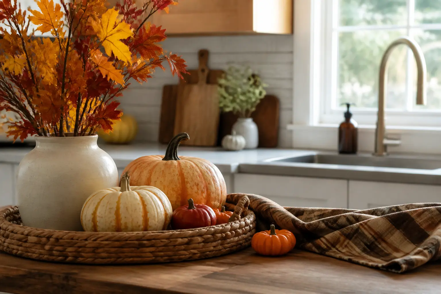 30 Fall Kitchen Decor Ideas That Do Not Get in the Way of Cooking