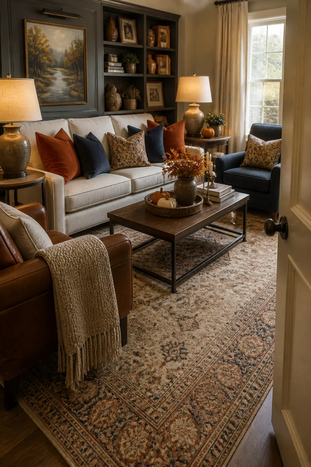 Furniture Pulled Inward to Tighten the Conversation Group