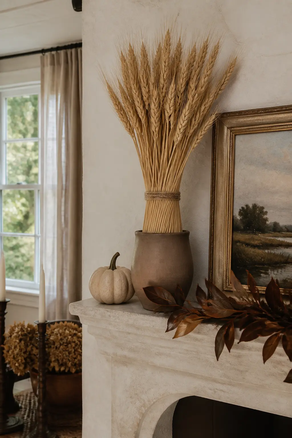 Dried Barley or Wheat Bundle