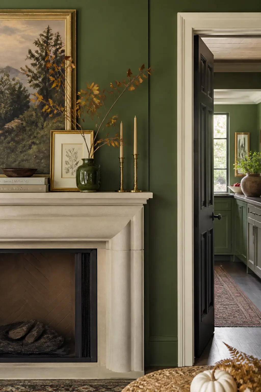 The Room's Wall Color Echoed Once