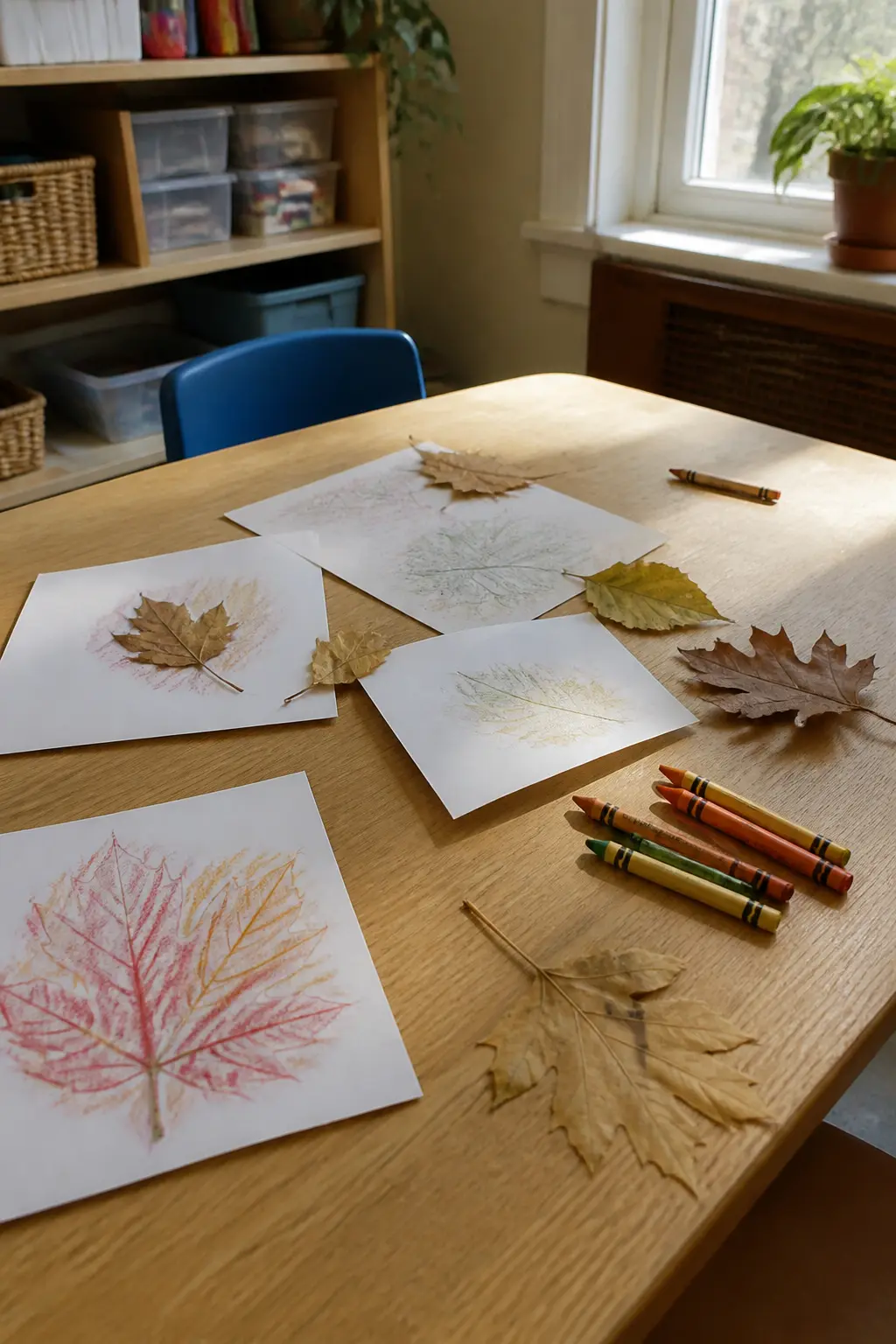Leaf Rubbing Page for the Passport