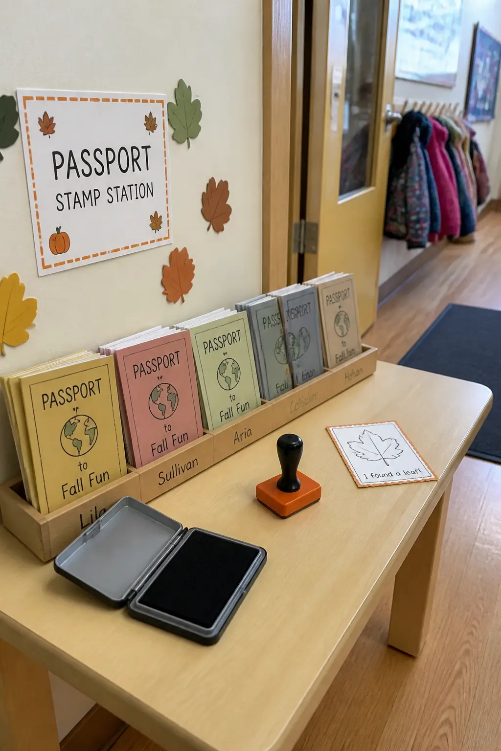 The Passport Stamp Station