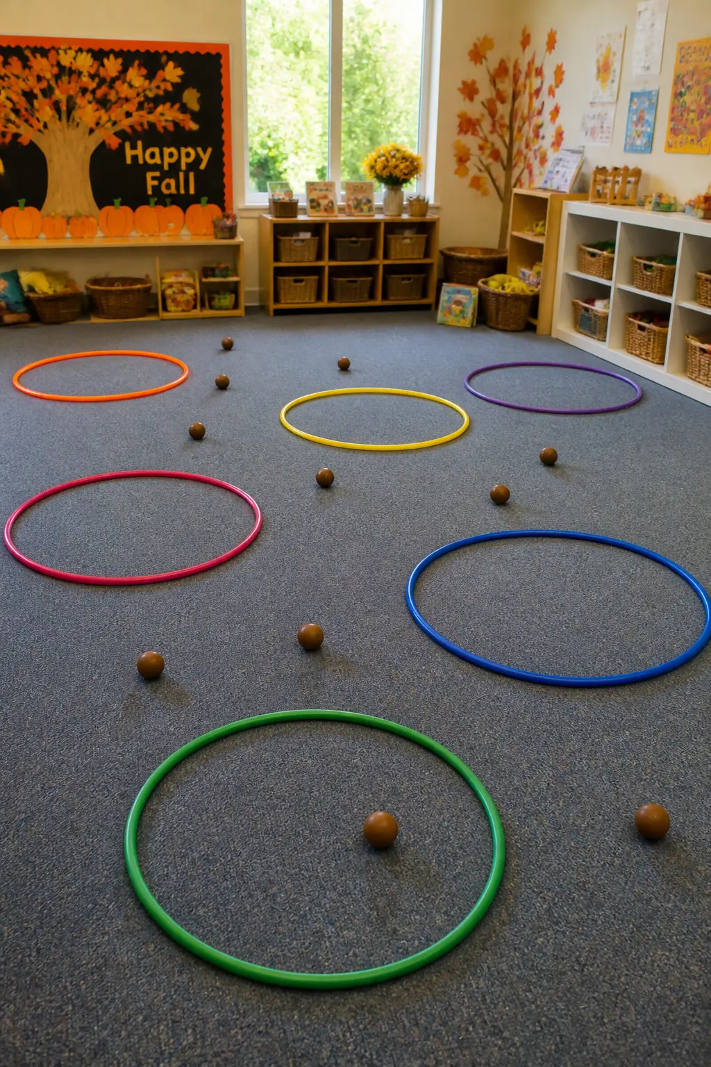 Squirrel and Acorn Movement Game