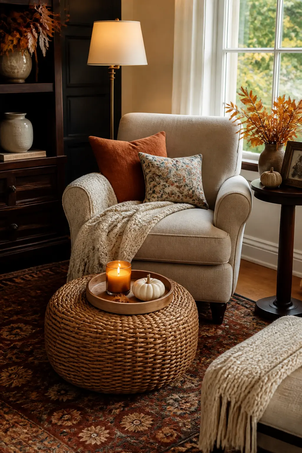 Add a Footstool So Feet Come Off the Floor