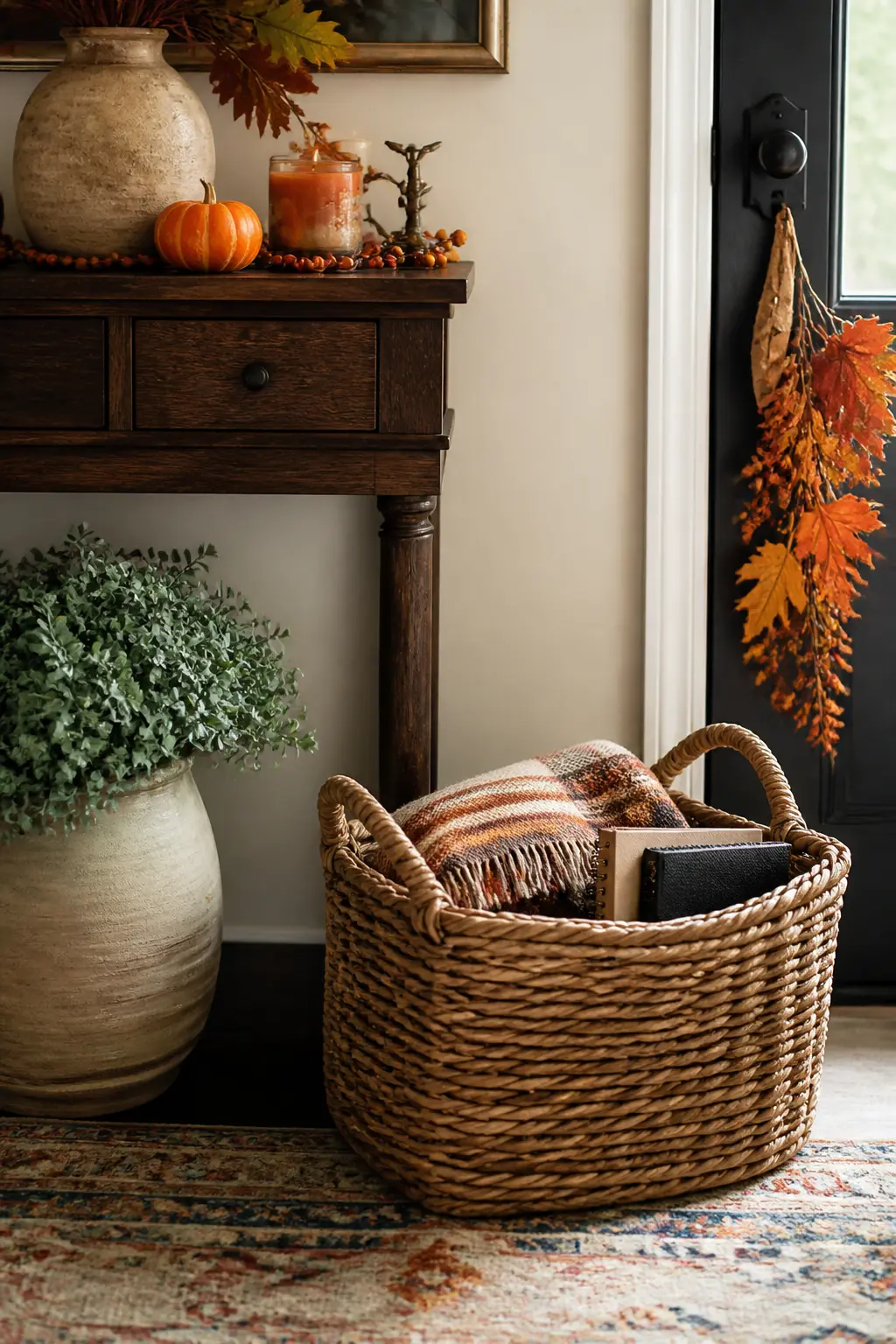 Put a Basket Where the Clutter Usually Lands