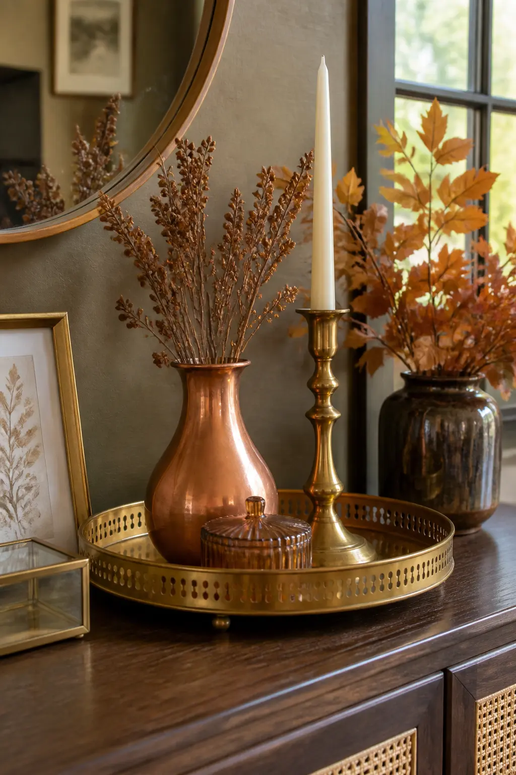 Swap Metallic Accents From Silver to Brass or Copper