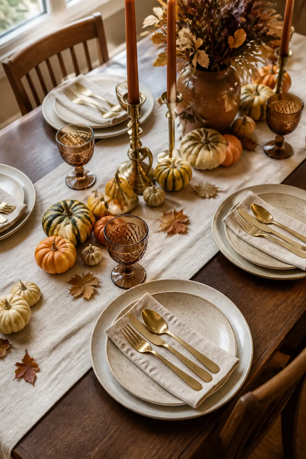 Brass Flatware Swapped in If Available
