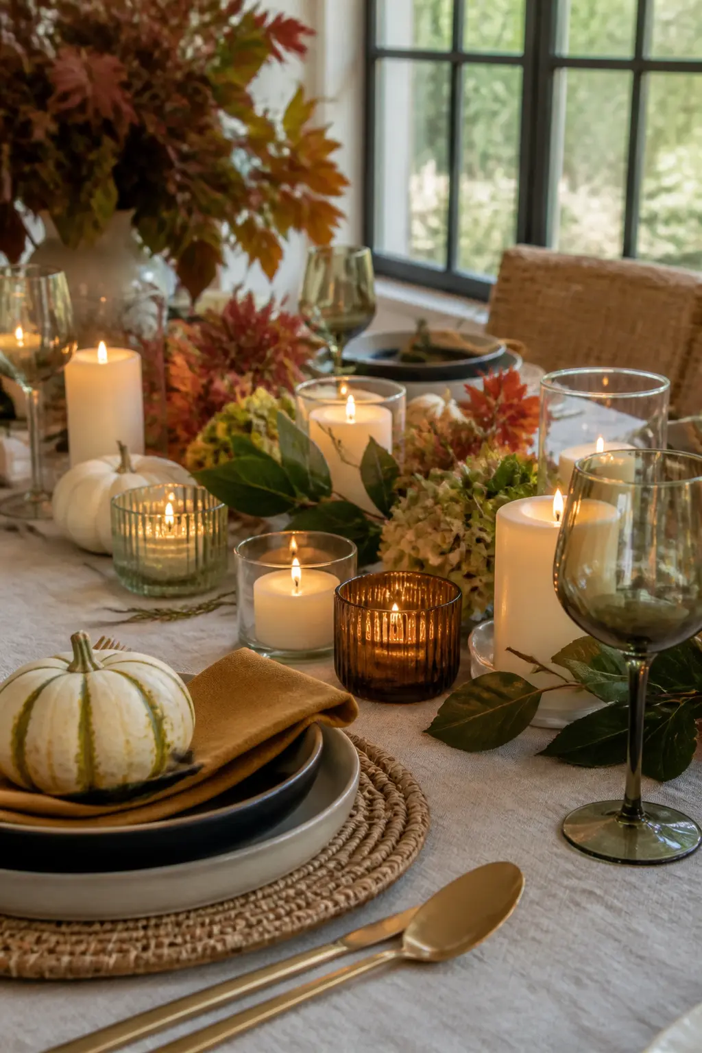 Candles Kept Below the Seated Eye Line at Every Point