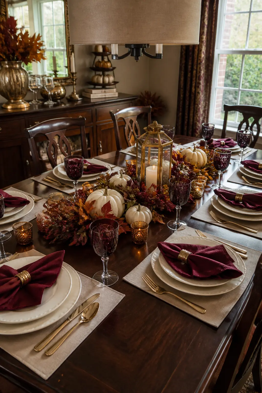 Deep Wine Napkins Rather Than Rust