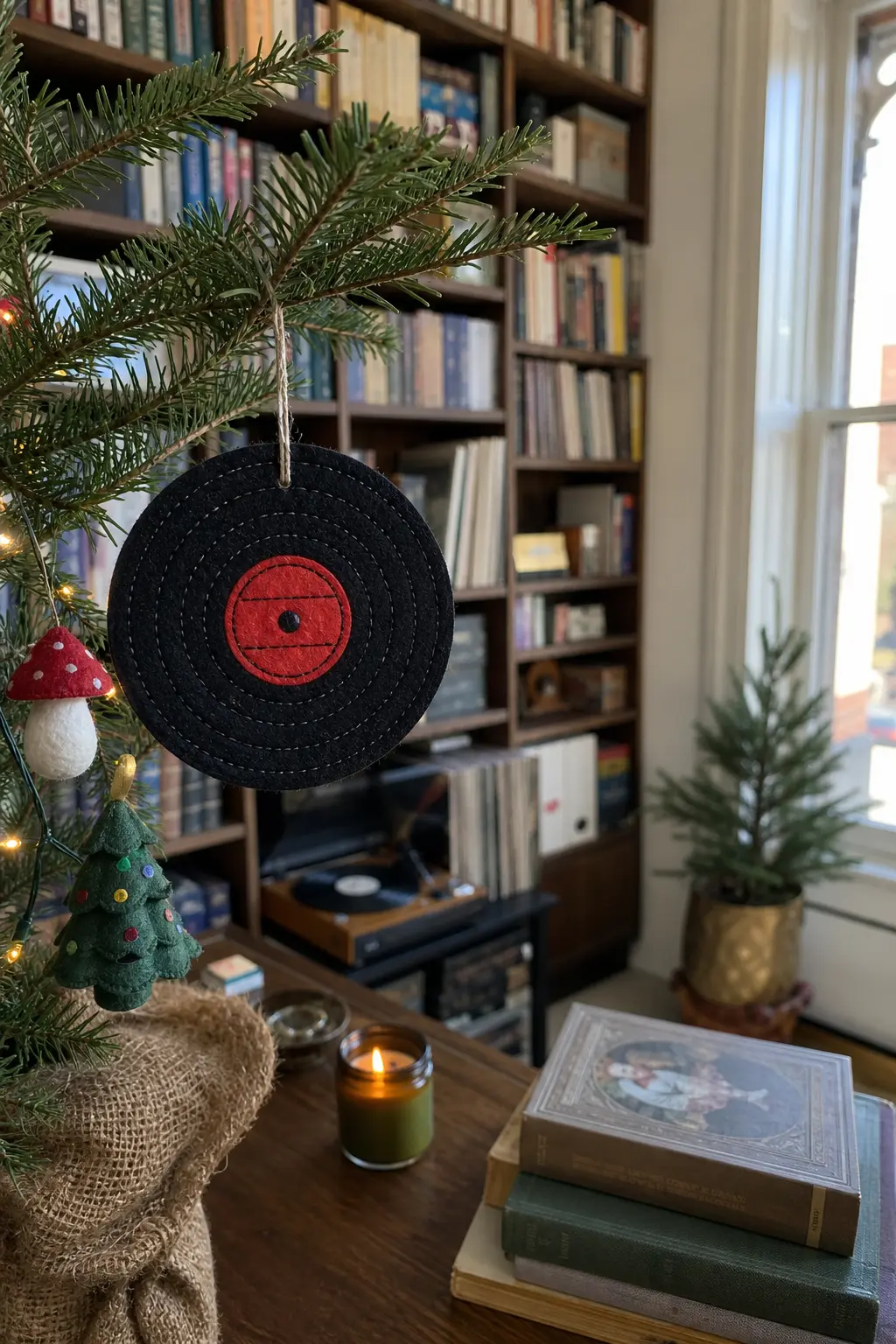 Felt Vinyl Record