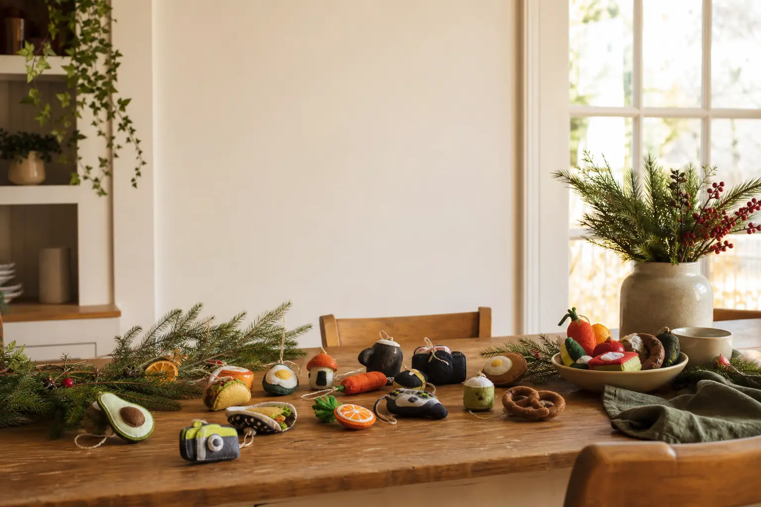 28 Felt Christmas Ornaments Shaped Like Things That Are Not Usually Felt