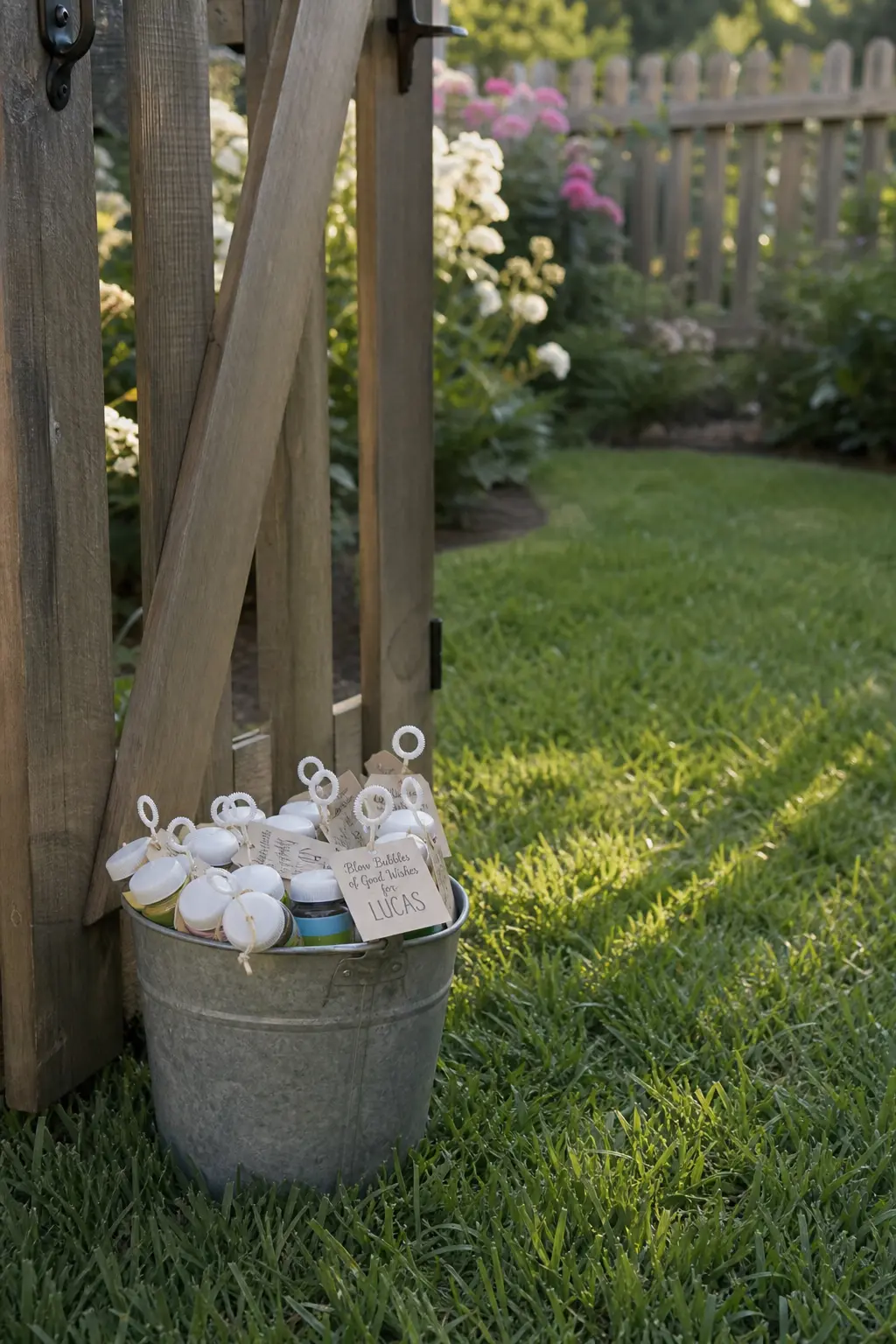 A Mini Bottle of Bubbles for Younger Sibling Guests