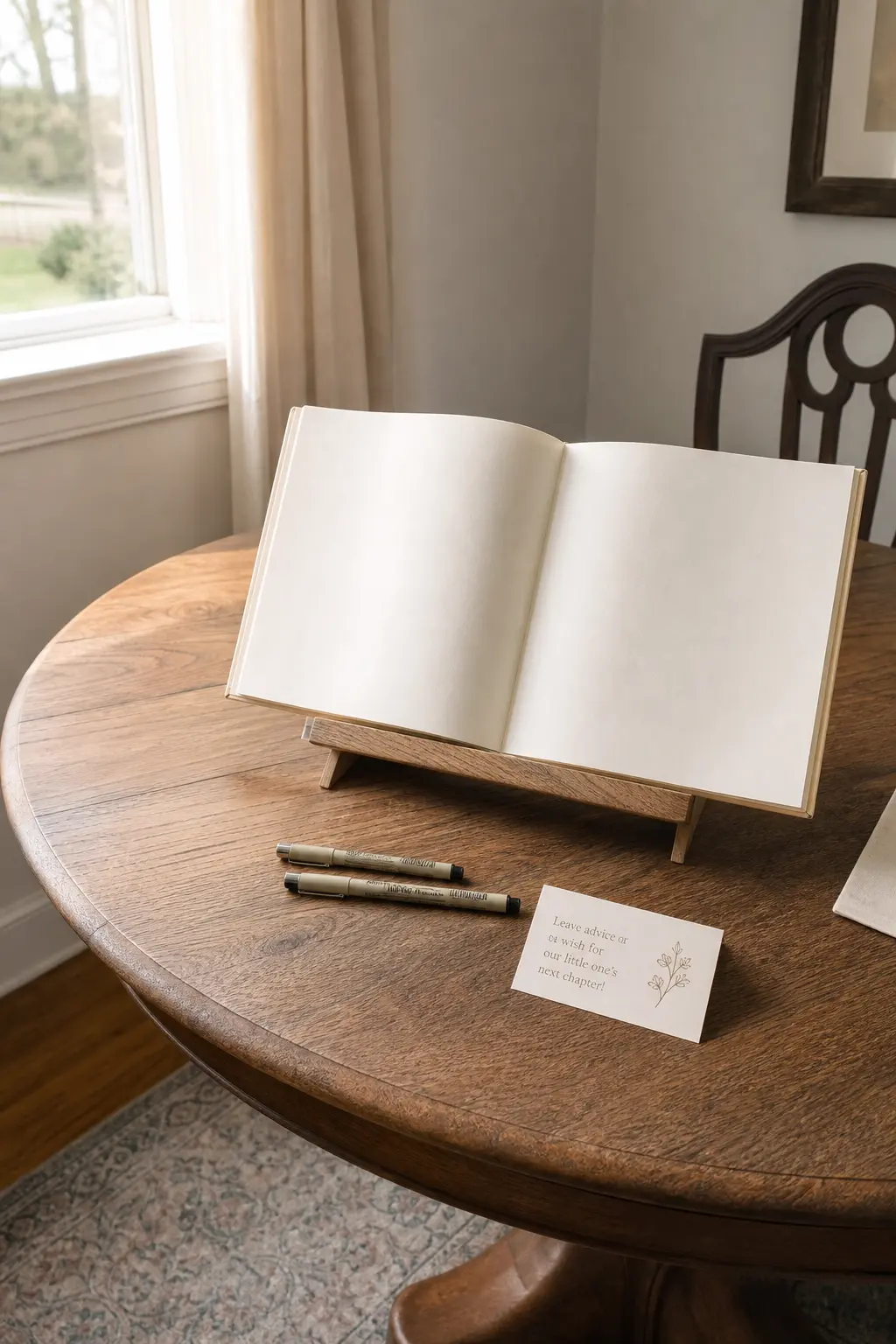 The Guest Book Styled as a Blank Book