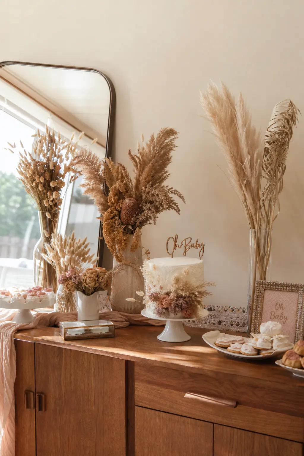 Dried Florals as a Permanent Room Layer