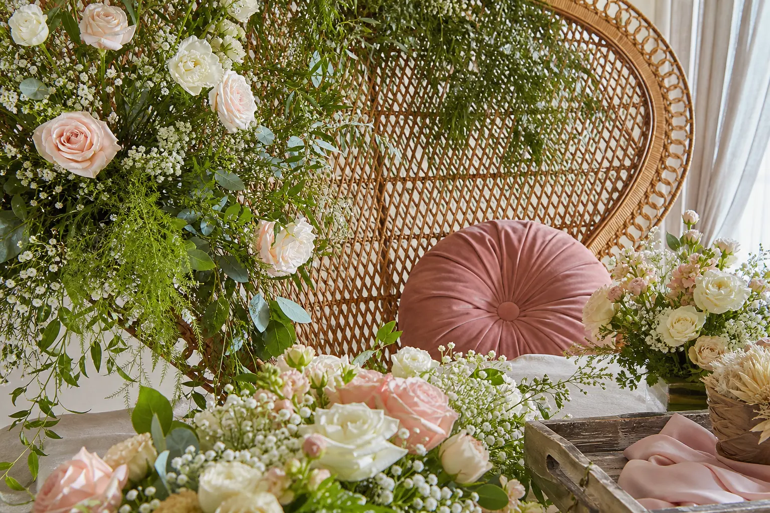 15 Floral Baby Shower Decorations for the Year the Balloon Wall Went Out of Style