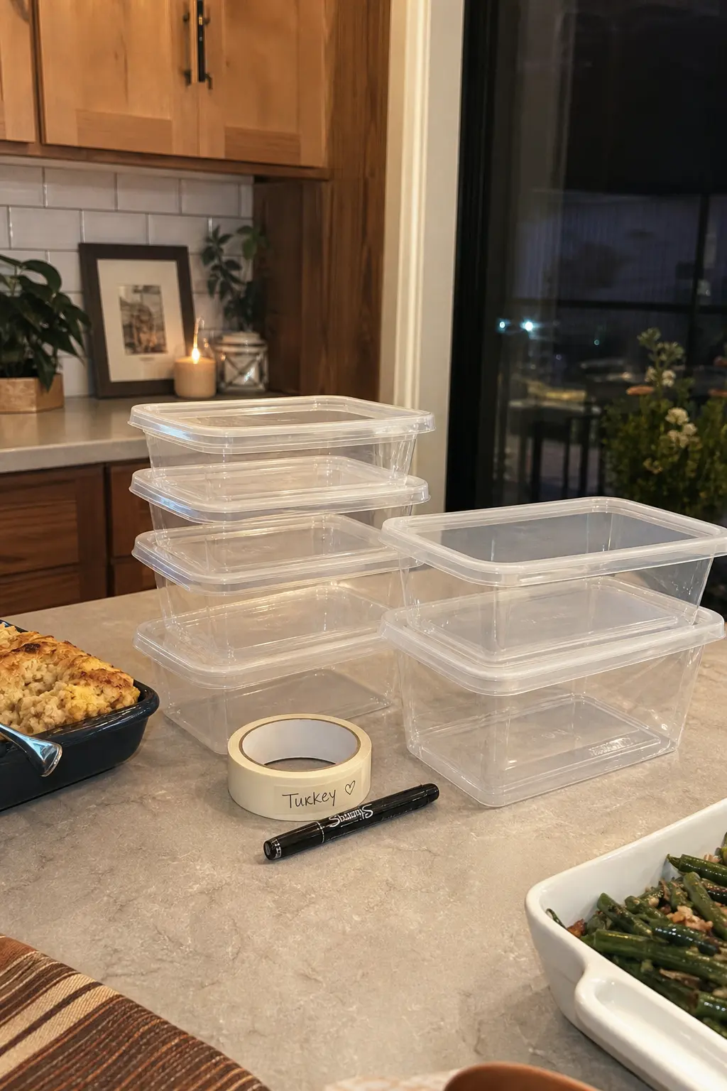 The Leftovers Station with Containers Ready