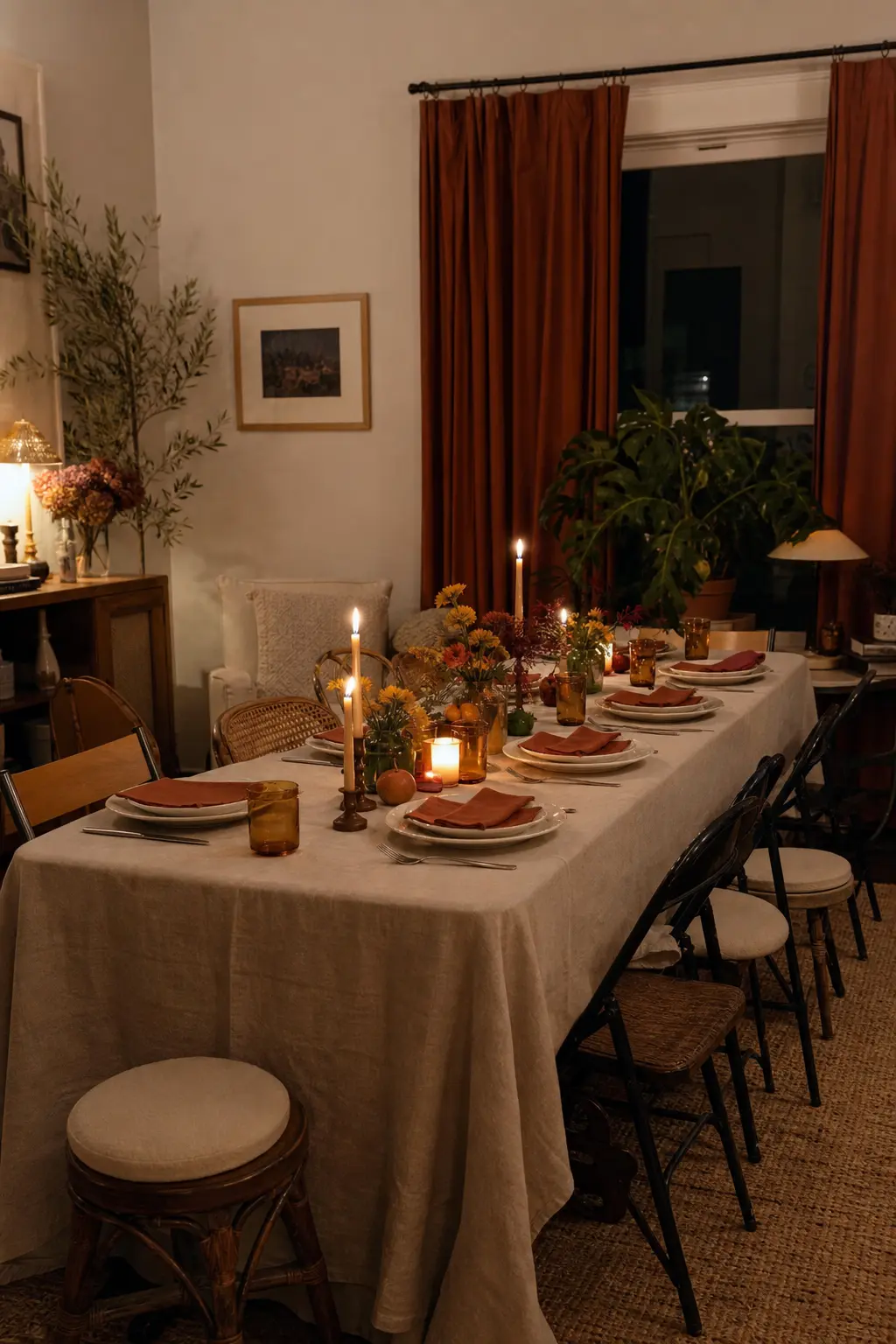 One Rented Folding Table, Dressed Properly