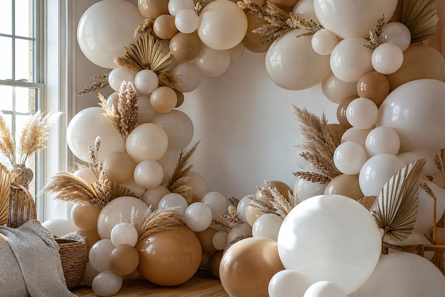 17 Gender Reveal Balloon Garland Layouts That Keep the Surprise Until the Reveal