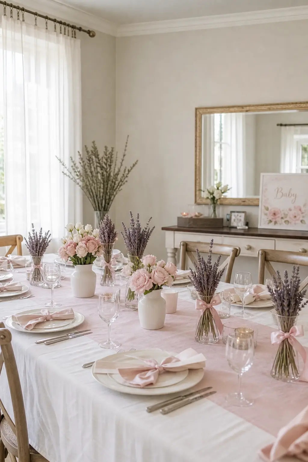 Blush Paired with Lavender