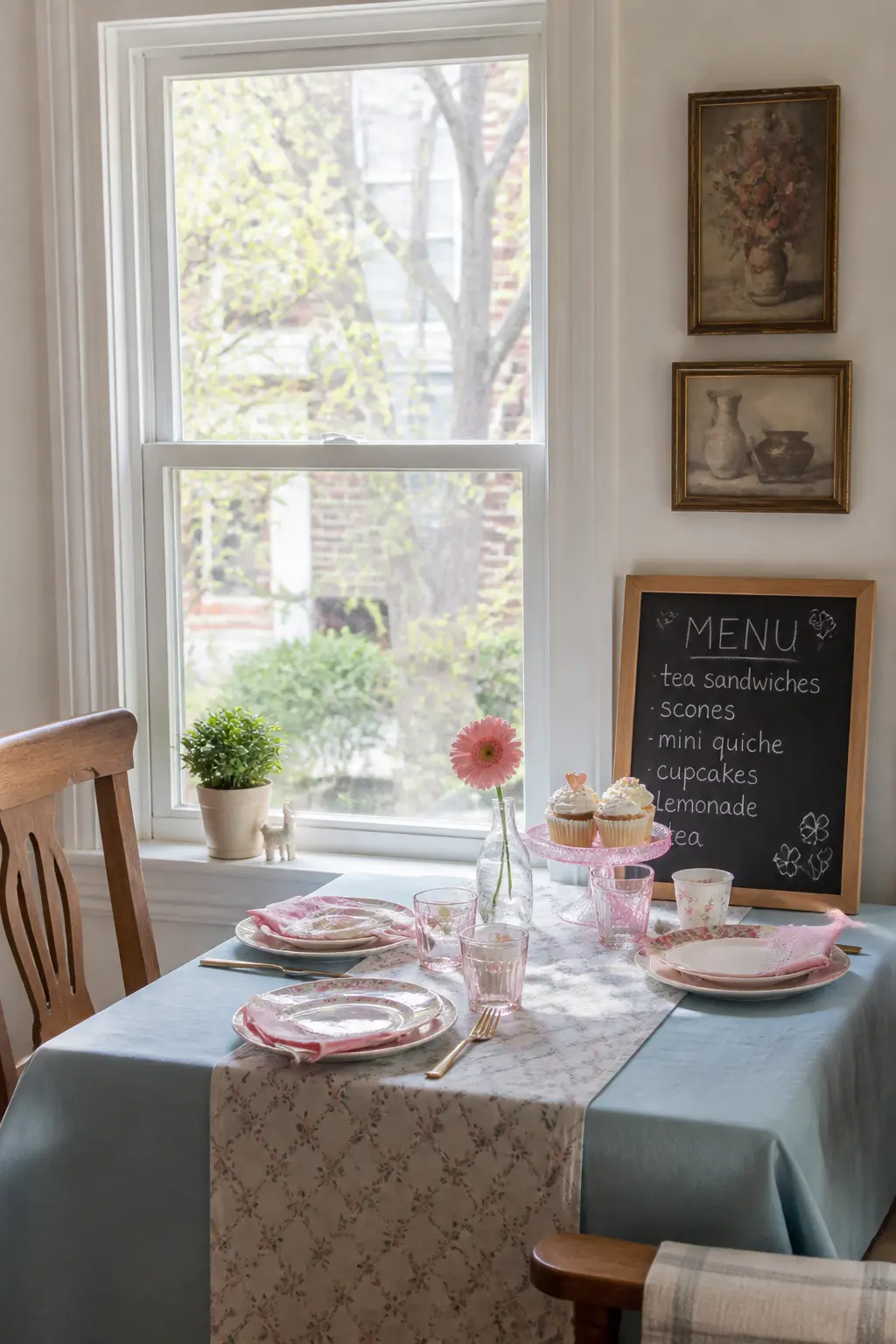Cafe Table Set Up at Home