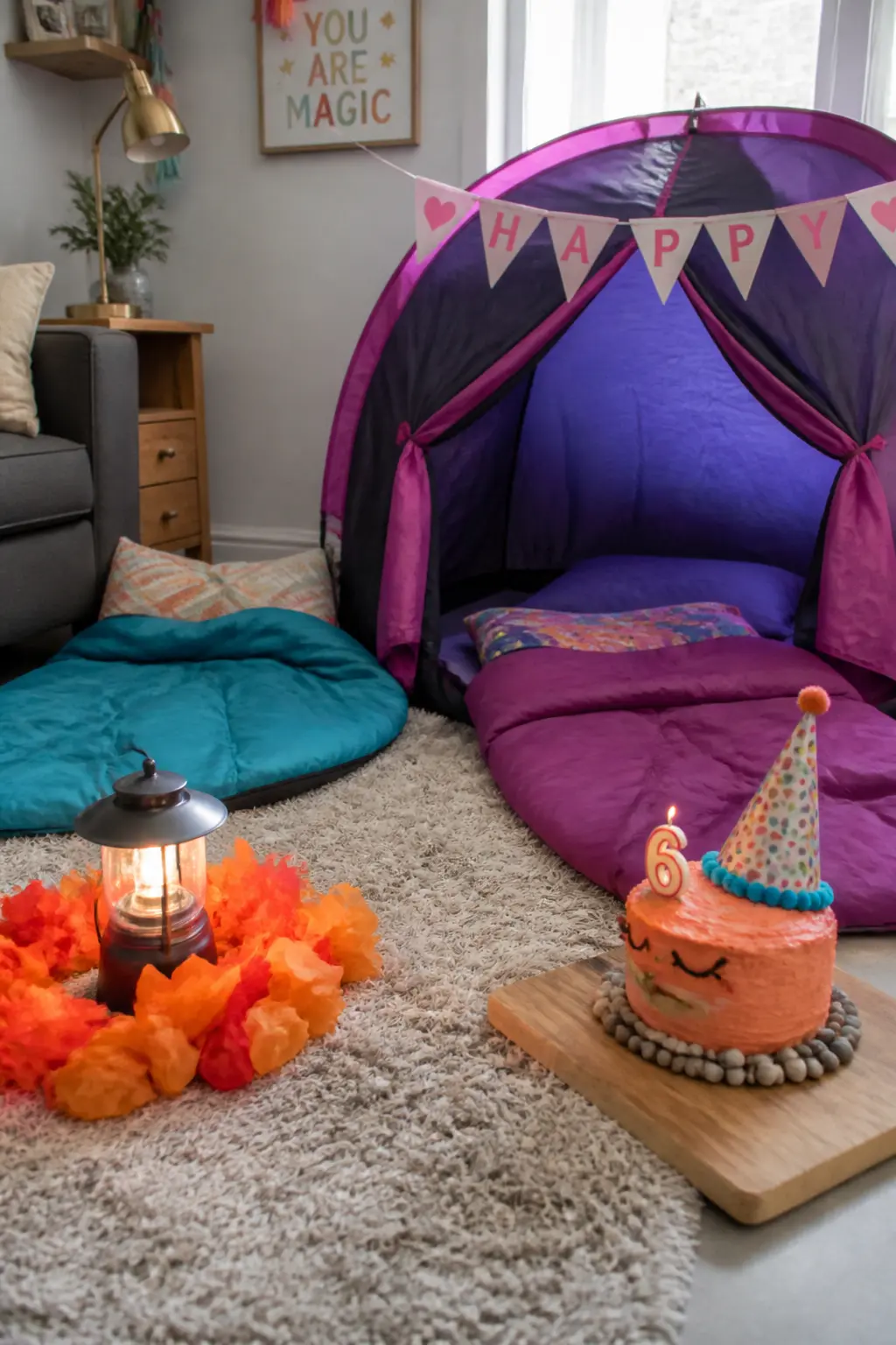 Camping in the Sitting Room