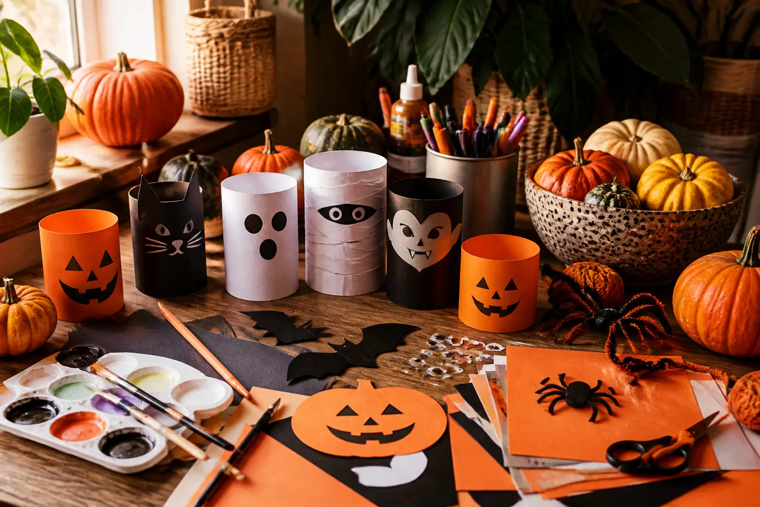 20 Halloween Arts and Crafts to Fill a Whole October