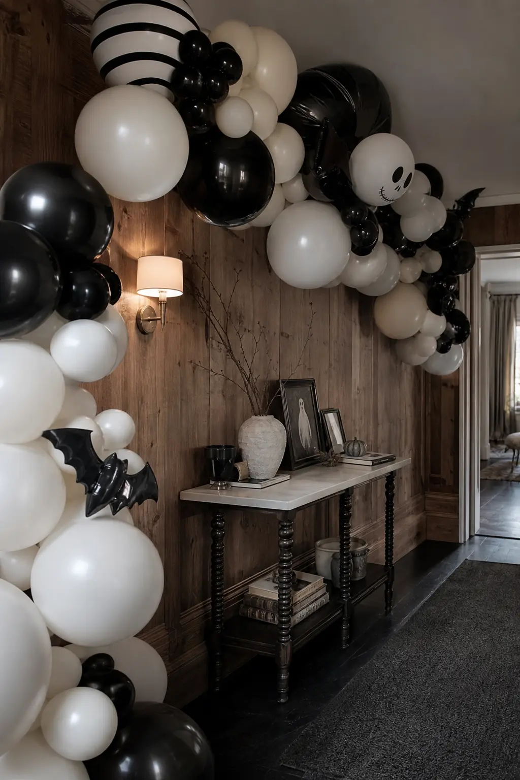 Bone White and Black