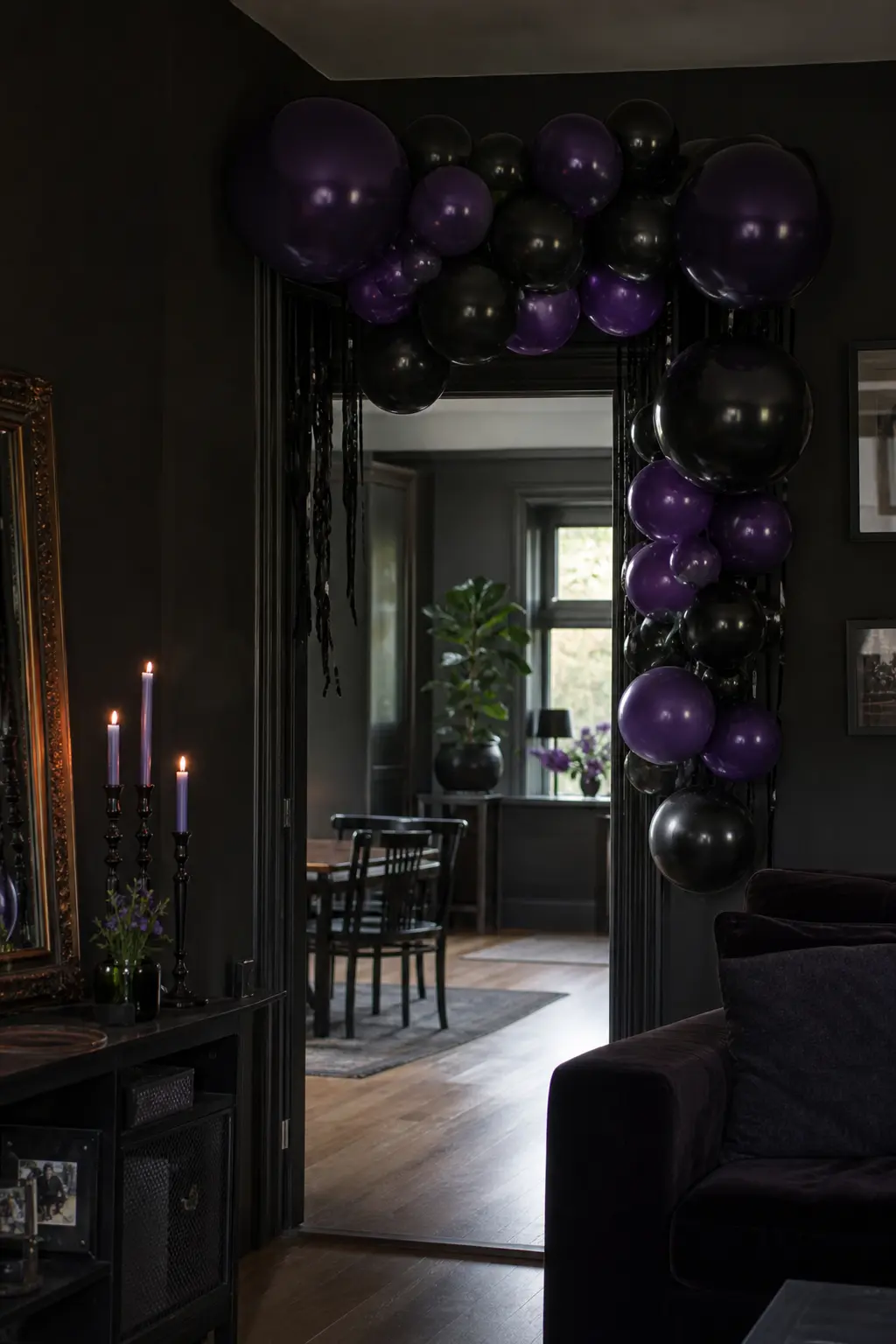 Deep Purple and Black