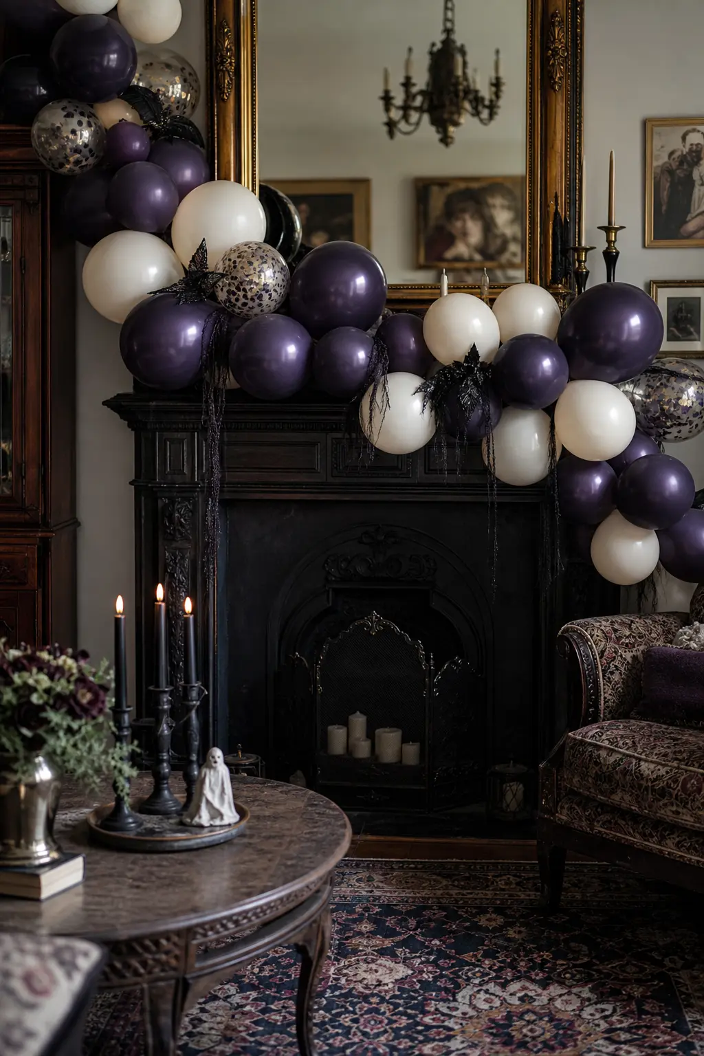 Deep Purple and Bone White