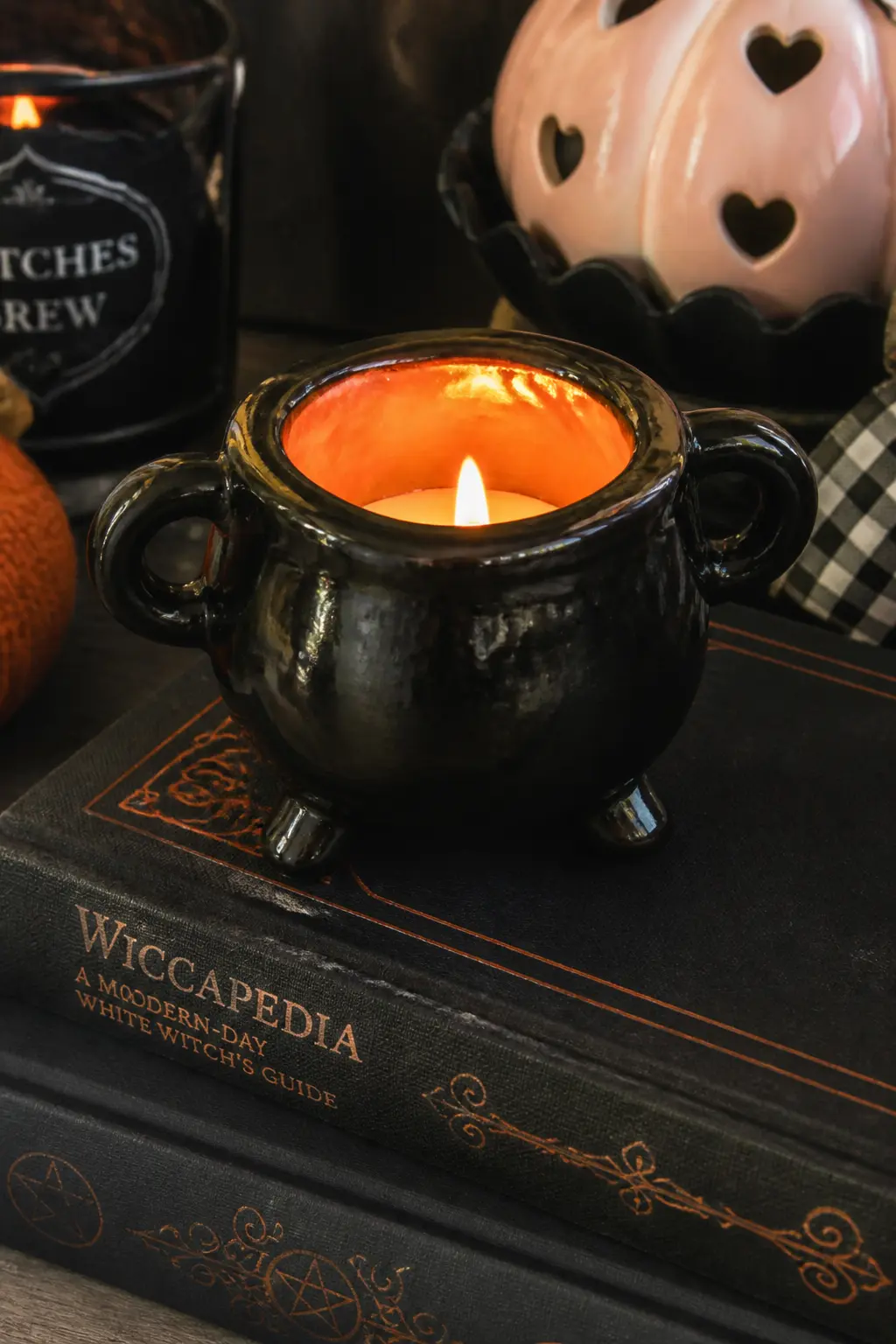 Air-Dry Clay Pinch-Pot Cauldron — A pinch pot is the most forgiving shape in clay: push your thumbs into a ball and work the walls up with your fingers.