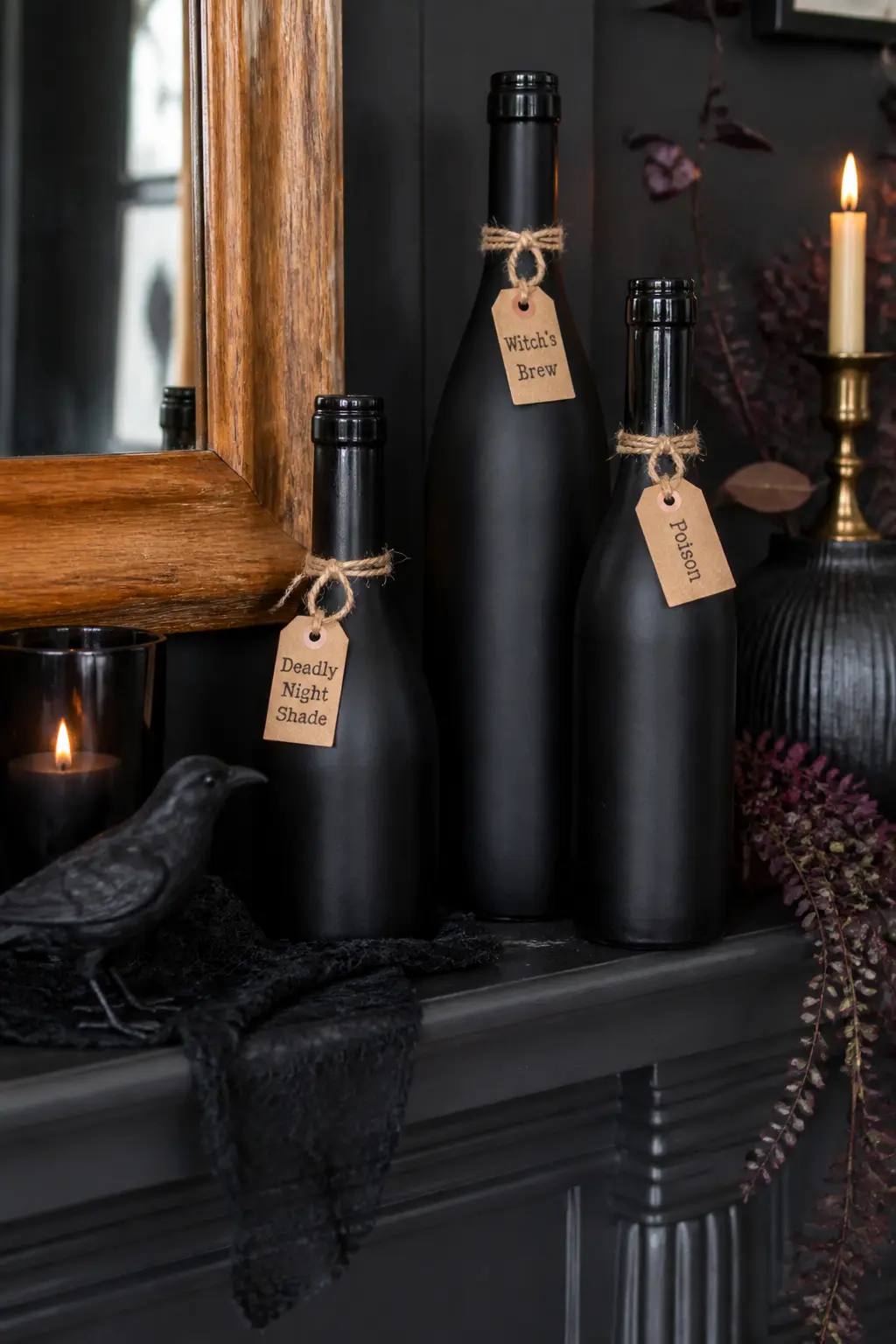 Matte Black Bottle Set