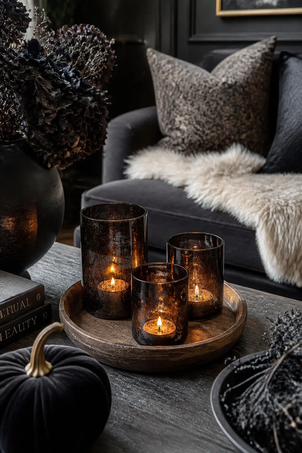 Smoked Glass Votives