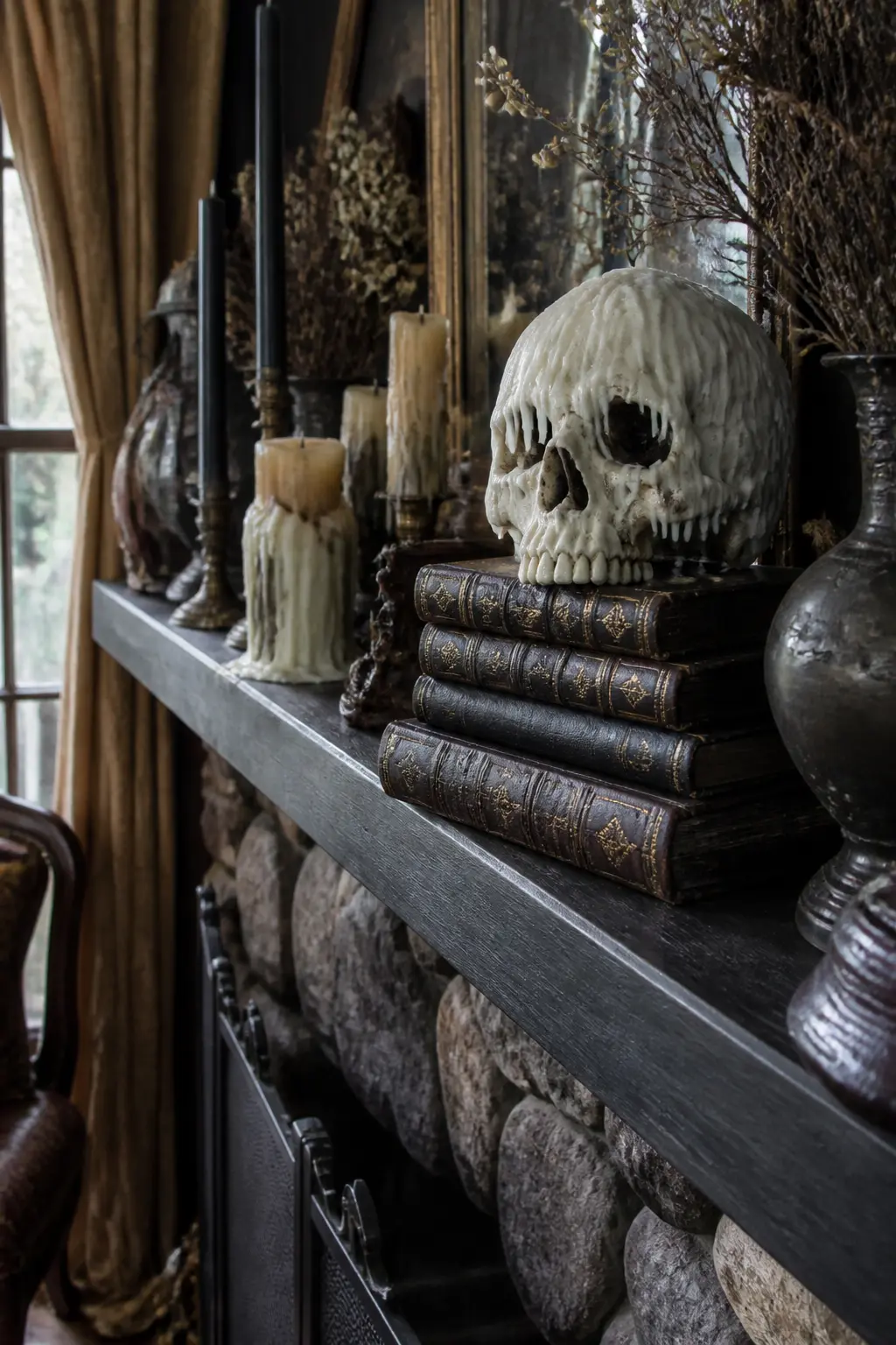 Wax-Dipped Skull