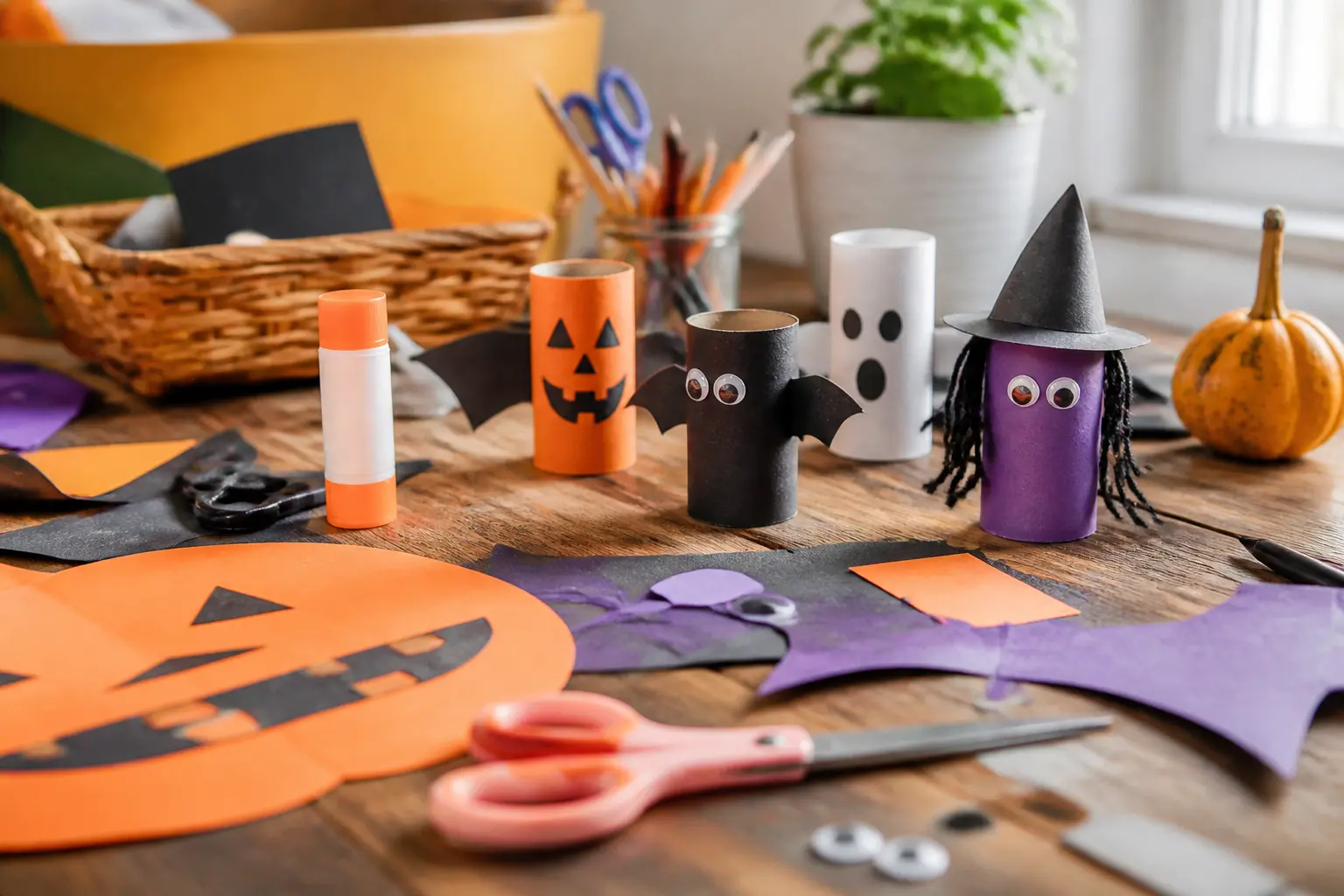 22 Halloween Crafts for Elementary Kids That Skip the Template Entirely