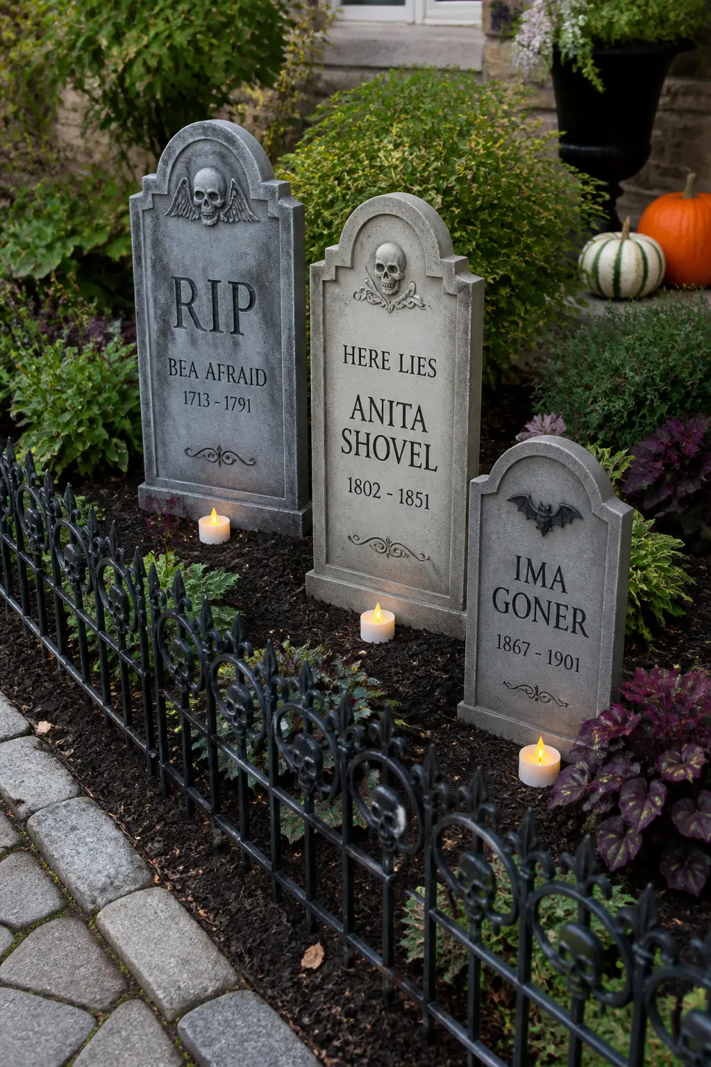 Build a Small Graveyard Scene (Courtyard Version)