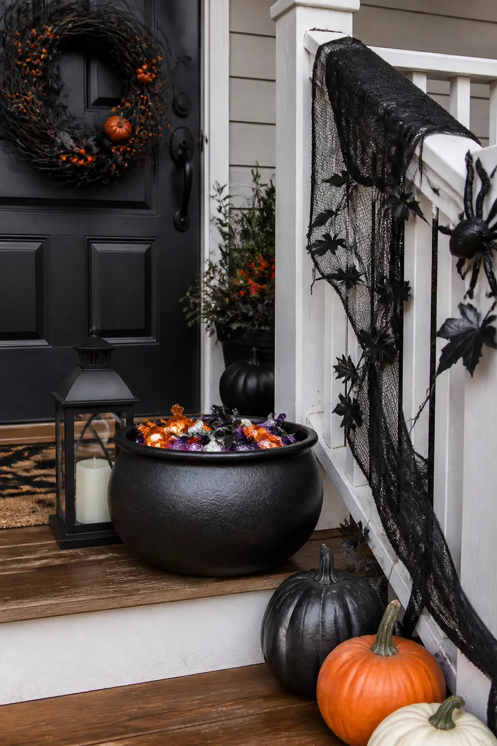 Put a Cauldron Out as the Candy Bowl