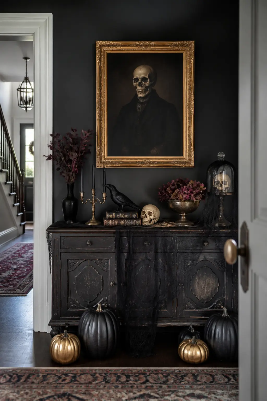 Swap One Framed Picture for a Dark Portrait