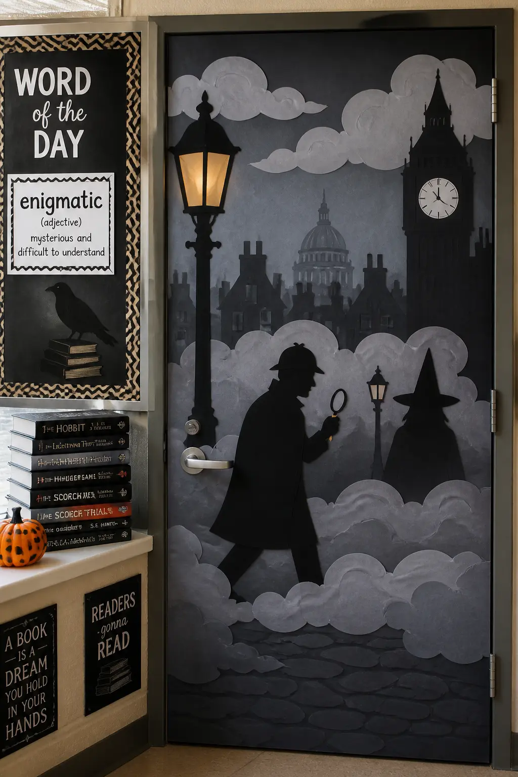 Book Character Theme With Halloween Twist Door