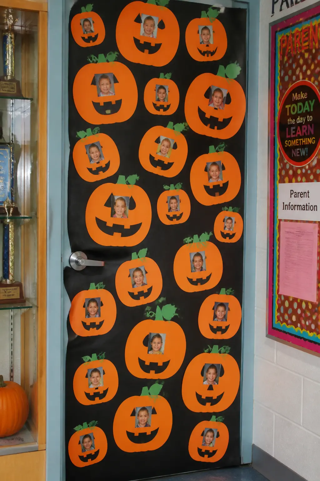 Class Photo Pumpkin Patch Door