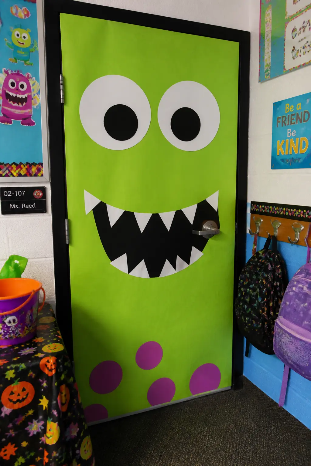 Monster Face Door