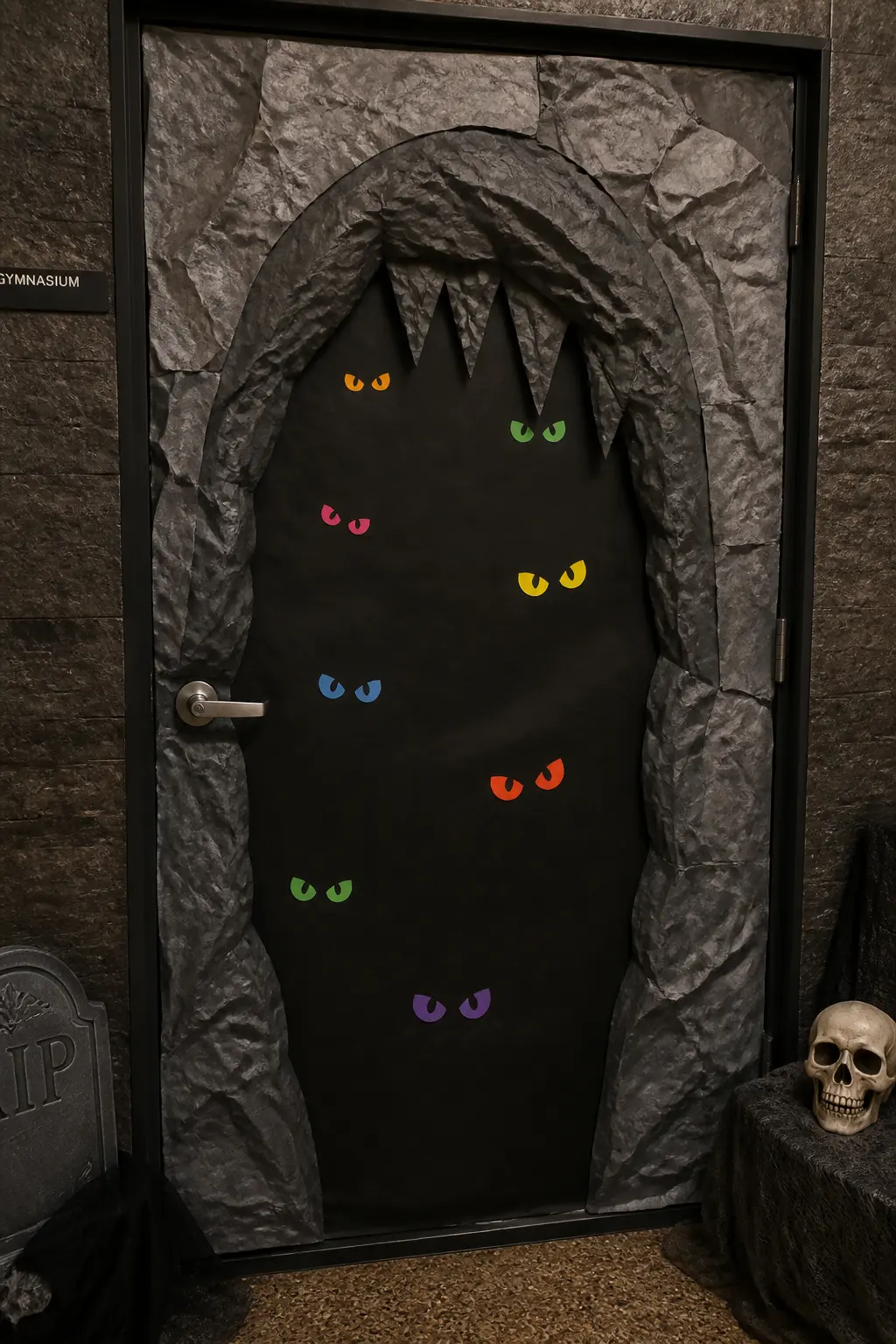 Paper Cave Mouth Door