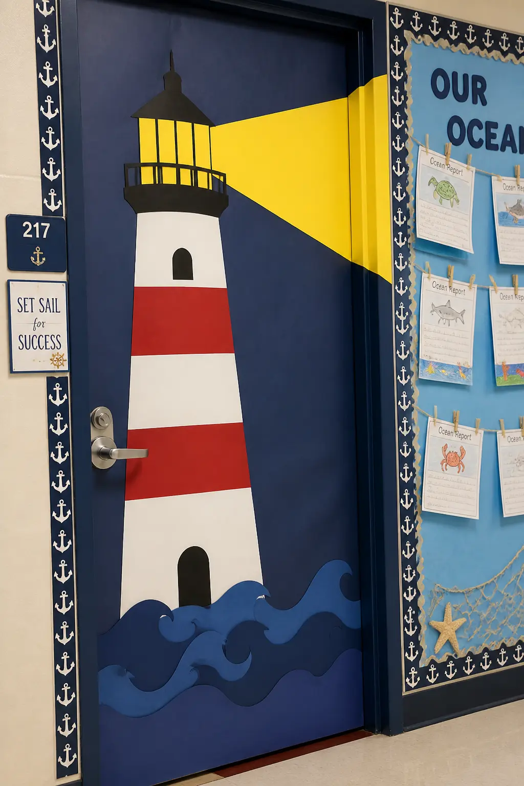 Paper Lighthouse Door
