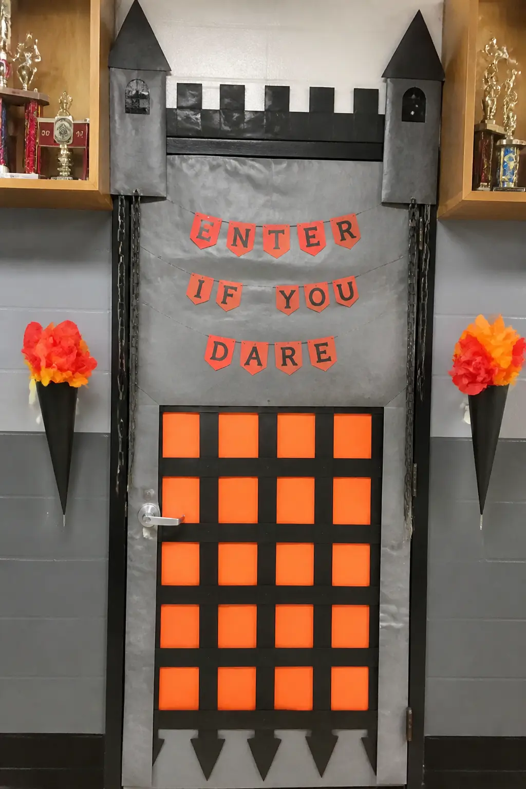 Spooky Castle Facade Door