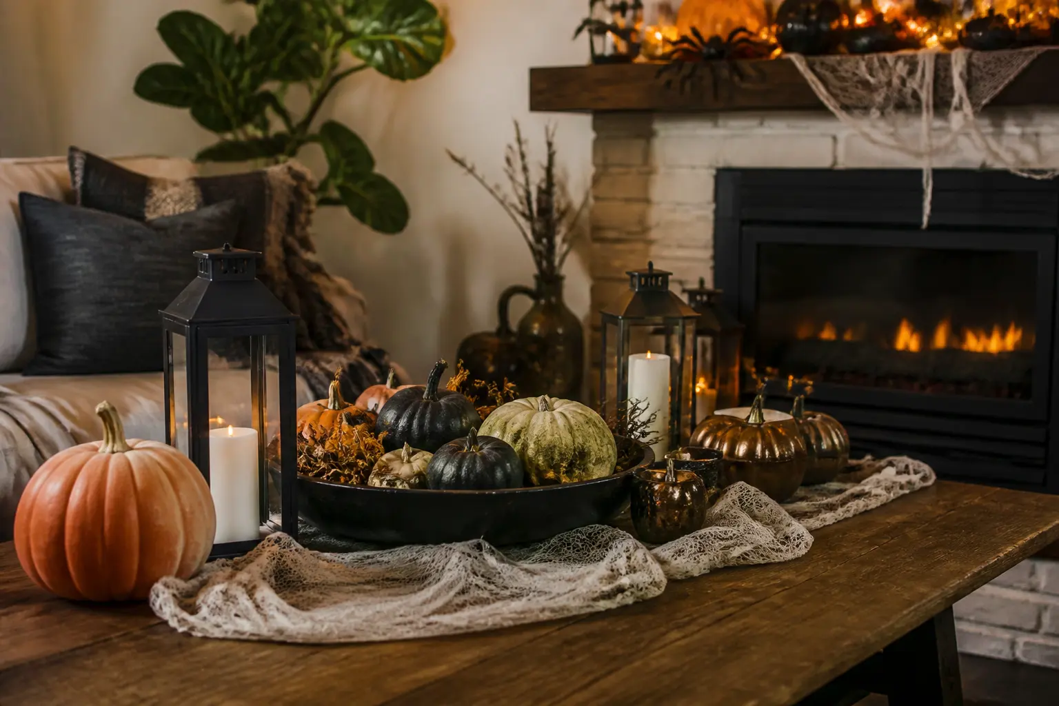 32 Halloween Living Room Decorations You Can Live With All October