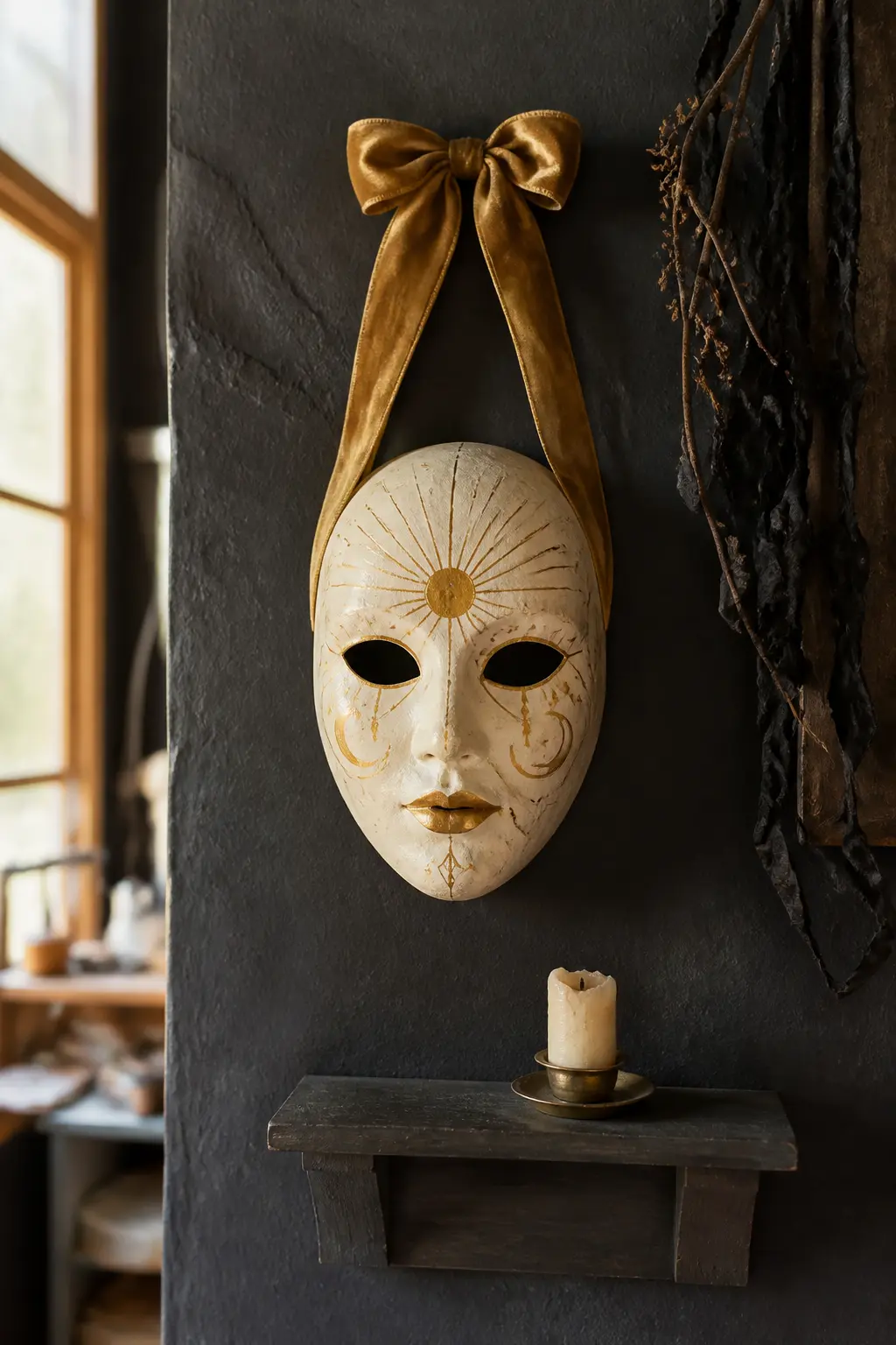Celestial Empress Full Mask — This is the mask that takes a full weekend and earns every minute of it. Halloween masks diy