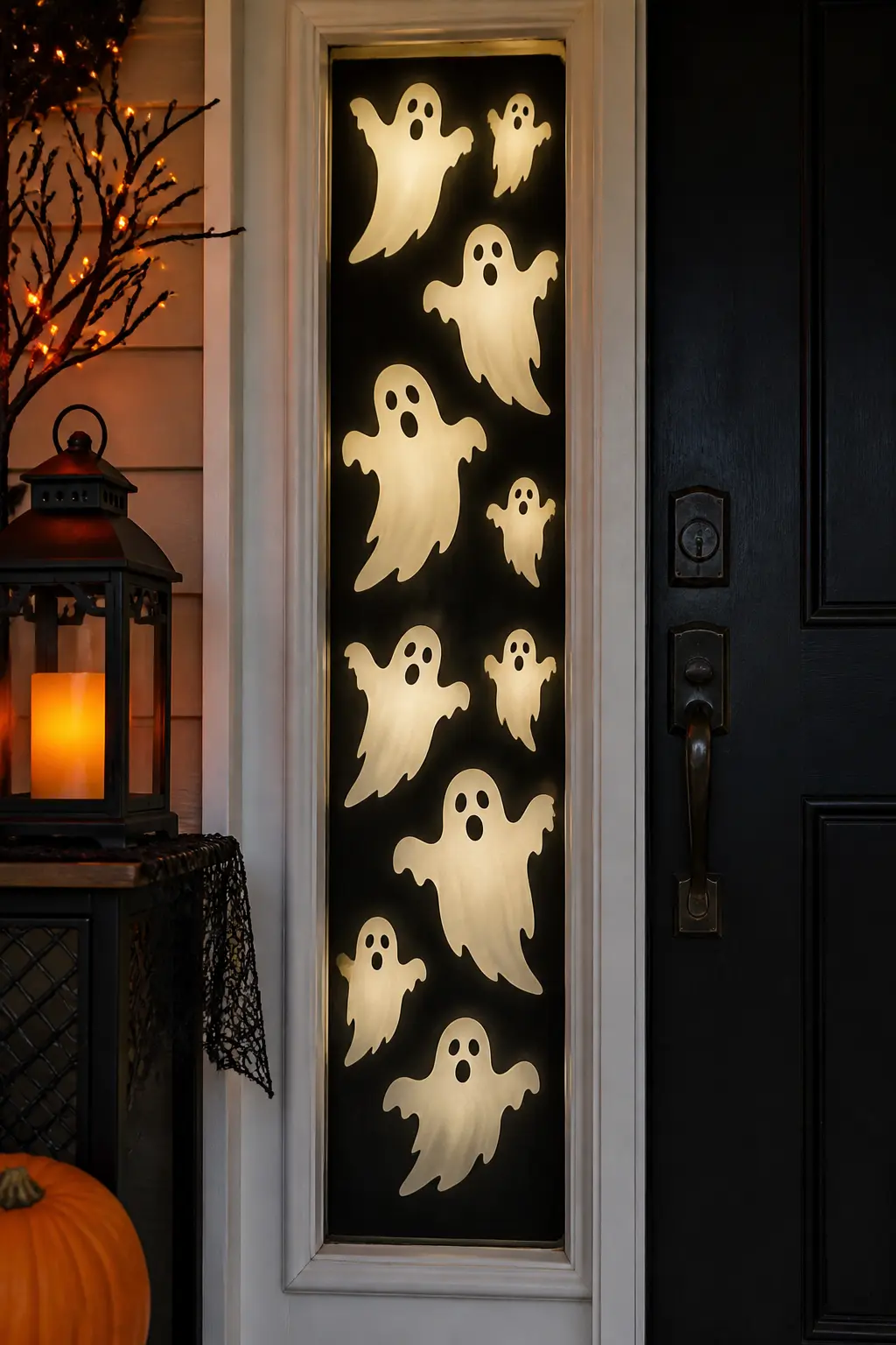 Ghost Silhouette Window Panel