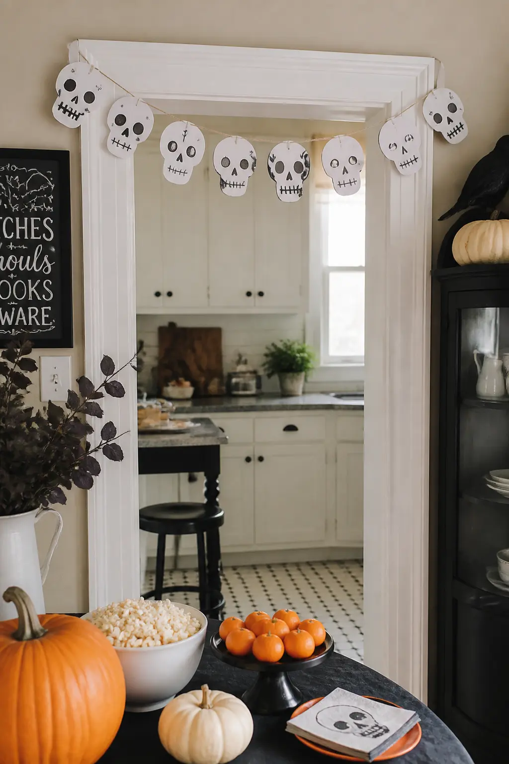 Paper Skull Garland